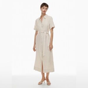 Wilfred Eleta Linen Maxi Dress in Ecru - NWOT
